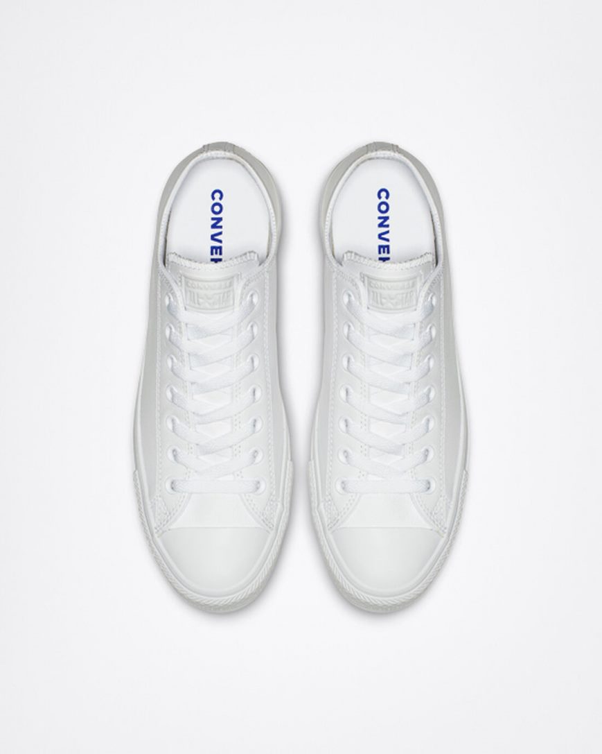 Women's Converse Chuck Taylor All Star Leather Low Top Shoes White | AU 80531A